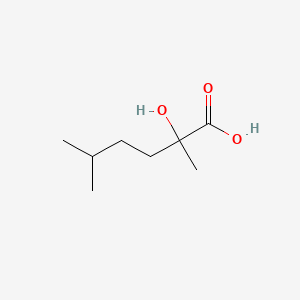 molecular formula C8H16O3 B2510798 2-Hydroxy-2,5-dimethylhexanoic acid CAS No. 67019-99-2
