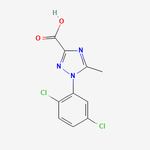 1-(2,5-dichlorophenyl)-5-methyl-1H-1,2,4-triazole-3-carboxylic acid