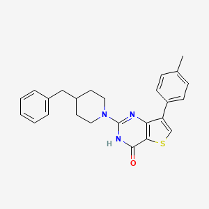 2-(4-benzylpiperidin-1-yl)-7-(4-methylphenyl)thieno[3,2-d]pyrimidin-4(3H)-one