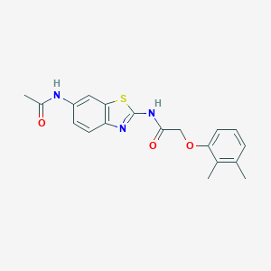 N-[6-(acetylamino)-1,3-benzothiazol-2-yl]-2-(2,3-dimethylphenoxy)acetamide