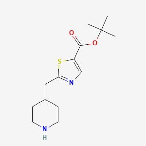 Tert-butyl 2-(piperidin-4-ylmethyl)-1,3-thiazole-5-carboxylate