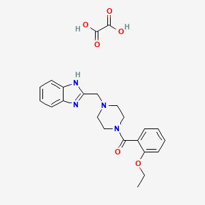 (4-((1H-benzo[d]imidazol-2-yl)methyl)piperazin-1-yl)(2-ethoxyphenyl)methanone oxalate
