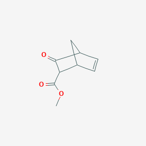 molecular formula C9H10O3 B2510927 Methyl 3-oxobicyclo[2.2.1]hept-5-ene-2-carboxylate CAS No. 64810-11-3