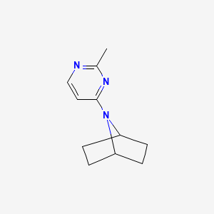 molecular formula C11H15N3 B2510928 7-(2-Methylpyrimidin-4-yl)-7-azabicyclo[2.2.1]heptane CAS No. 2201693-00-5