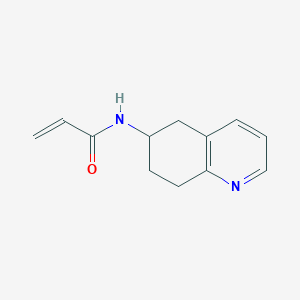molecular formula C12H14N2O B2510968 N-(5,6,7,8-Tetrahydroquinolin-6-yl)prop-2-enamide CAS No. 2305569-32-6