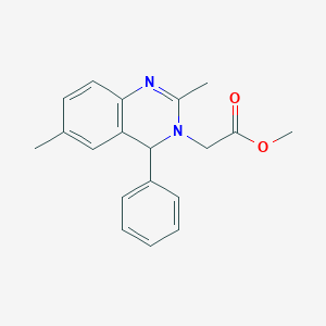 methyl (2,6-dimethyl-4-phenylquinazolin-3(4H)-yl)acetate