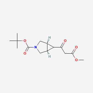 Tert-butyl exo-6-(3-methoxy-3-oxopropanoyl)-3-azabicyclo[3.1.0]hexane-3-carboxylate