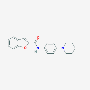 N-[4-(4-methylpiperidin-1-yl)phenyl]-1-benzofuran-2-carboxamide