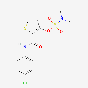 2-[(4-chloroanilino)carbonyl]-3-thienyl-N,N-dimethylsulfamate