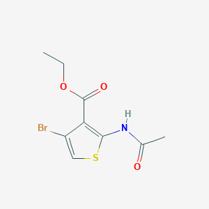 Ethyl 4-bromo-2-acetamidothiophene-3-carboxylate