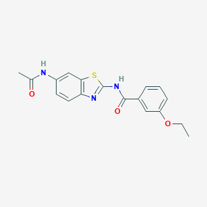 N-[6-(acetylamino)-1,3-benzothiazol-2-yl]-3-ethoxybenzamide