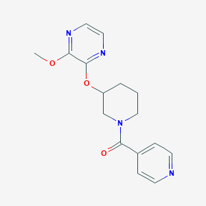(3-((3-Methoxypyrazin-2-yl)oxy)piperidin-1-yl)(pyridin-4-yl)methanone