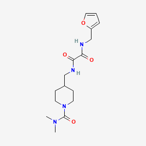 N1-((1-(dimethylcarbamoyl)piperidin-4-yl)methyl)-N2-(furan-2-ylmethyl)oxalamide