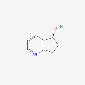 molecular formula C8H9NO B2511227 (5R)-5H,6H,7H-cyclopenta[b]pyridin-5-ol CAS No. 1443111-64-5