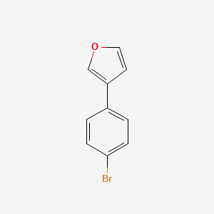 molecular formula C10H7BrO B2511232 3-(4-溴苯基)呋喃 CAS No. 36381-94-9
