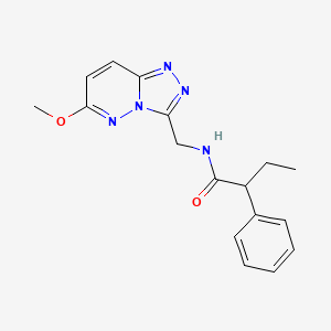 N-((6-methoxy-[1,2,4]triazolo[4,3-b]pyridazin-3-yl)methyl)-2-phenylbutanamide