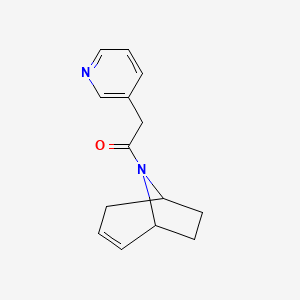 1-((1R,5S)-8-azabicyclo[3.2.1]oct-2-en-8-yl)-2-(pyridin-3-yl)ethanone