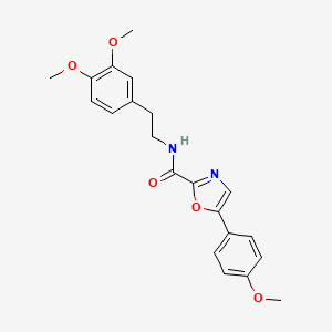 N-(3,4-dimethoxyphenethyl)-5-(4-methoxyphenyl)oxazole-2-carboxamide