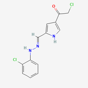4-(2-chloroacetyl)-1H-pyrrole-2-carbaldehyde N-(2-chlorophenyl)hydrazone