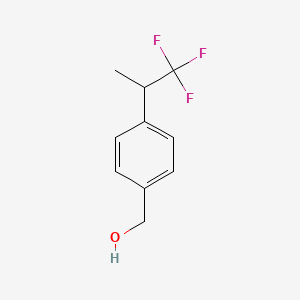 [4-(1,1,1-Trifluoropropan-2-yl)phenyl]methanol