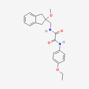 molecular formula C21H24N2O4 B2511320 N1-(4-ethoxyphenyl)-N2-((2-methoxy-2,3-dihydro-1H-inden-2-yl)methyl)oxalamide CAS No. 2034411-70-4