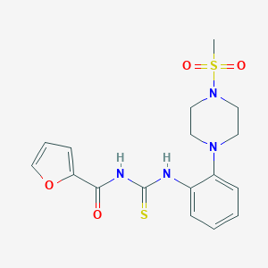 N-(2-furoyl)-N'-{2-[4-(methylsulfonyl)-1-piperazinyl]phenyl}thiourea