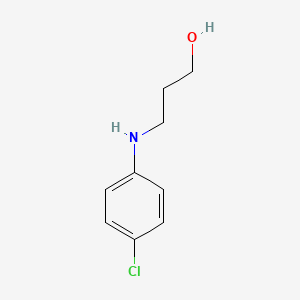 molecular formula C9H12ClNO B2511358 3-[(4-Chlorophenyl)amino]propan-1-ol CAS No. 69380-37-6