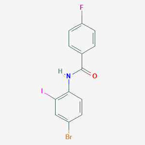 N-(4-bromo-2-iodophenyl)-4-fluorobenzamide