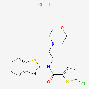 N-(benzo[d]thiazol-2-yl)-5-chloro-N-(2-morpholinoethyl)thiophene-2-carboxamide hydrochloride