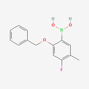 2-(Benzyloxy)-4-fluoro-5-methylphenylboronic acid