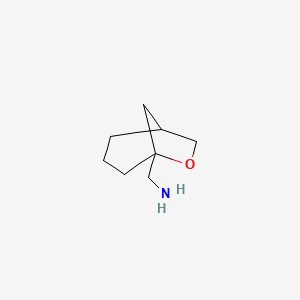 molecular formula C8H15NO B2511431 (6-Oxabicyclo[3.2.1]octan-5-yl)methanamine CAS No. 2155856-06-5