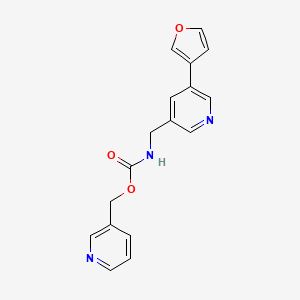 Pyridin-3-ylmethyl ((5-(furan-3-yl)pyridin-3-yl)methyl)carbamate