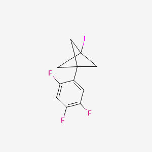 1-Iodo-3-(2,4,5-trifluorophenyl)bicyclo[1.1.1]pentane