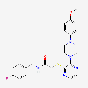 1-(2-methoxyphenyl)-4-{[4-(1-methyl-1H-pyrazol-5-yl)-2-thienyl]sulfonyl}piperazine