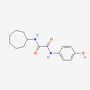 N1-cycloheptyl-N2-(4-hydroxyphenyl)oxalamide