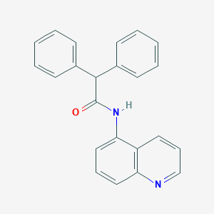 molecular formula C23H18N2O B251154 2,2-diphenyl-N-quinolin-5-ylacetamide 