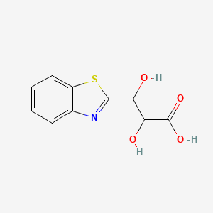 3-(1,3-Benzothiazol-2-yl)-2,3-dihydroxypropanoic acid