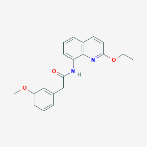 N-(2-ethoxyquinolin-8-yl)-2-(3-methoxyphenyl)acetamide