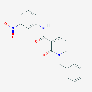 1-benzyl-N-(3-nitrophenyl)-2-oxo-1,2-dihydropyridine-3-carboxamide