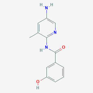 N-(5-Amino-3-methylpyridin-2-yl)-3-hydroxybenzamide