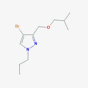 4-bromo-3-(isobutoxymethyl)-1-propyl-1H-pyrazole
