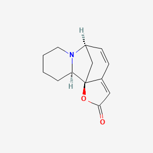 molecular formula C13H15NO2 B2511615 (1S,2R,8R)-14-氧杂-7-氮杂三环[6.6.1.0^{1,11}.0^{2,7}]十五-9,11-二烯-13-酮 CAS No. 1486484-83-6