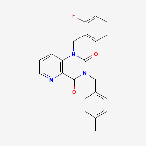 1-(2-fluorobenzyl)-3-(4-methylbenzyl)pyrido[3,2-d]pyrimidine-2,4(1H,3H)-dione