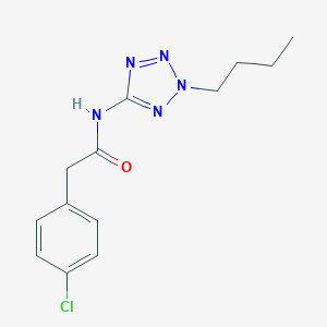 N-(2-butyl-2H-tetraazol-5-yl)-2-(4-chlorophenyl)acetamide