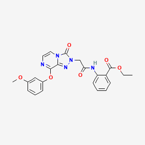 N-(3-chlorophenyl)-4-(2-{[(methylamino)carbonyl]amino}ethyl)piperidine-1-carboxamide