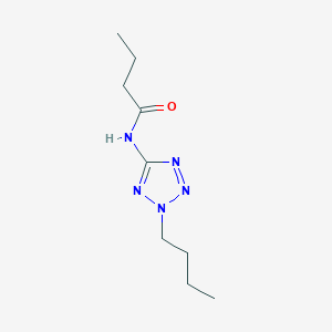 N-(2-butyl-2H-tetrazol-5-yl)butanamide