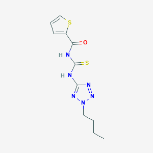 N-[(2-butyltetrazol-5-yl)carbamothioyl]thiophene-2-carboxamide