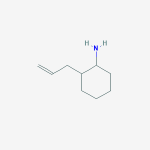 molecular formula C9H17N B2511675 2-(丙-2-烯-1-基)环己烷-1-胺 CAS No. 99064-63-8
