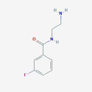 molecular formula C9H11FN2O B2511718 N-(2-Aminoethyl)-3-fluorobenzamide CAS No. 152535-06-3