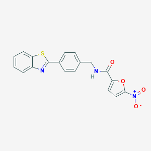 N-[4-(1,3-benzothiazol-2-yl)benzyl]-5-nitro-2-furamide